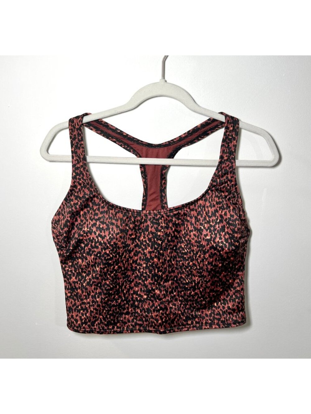 All In Motion - Animal Print Racer Back Swim Top - Size Large (NWT)